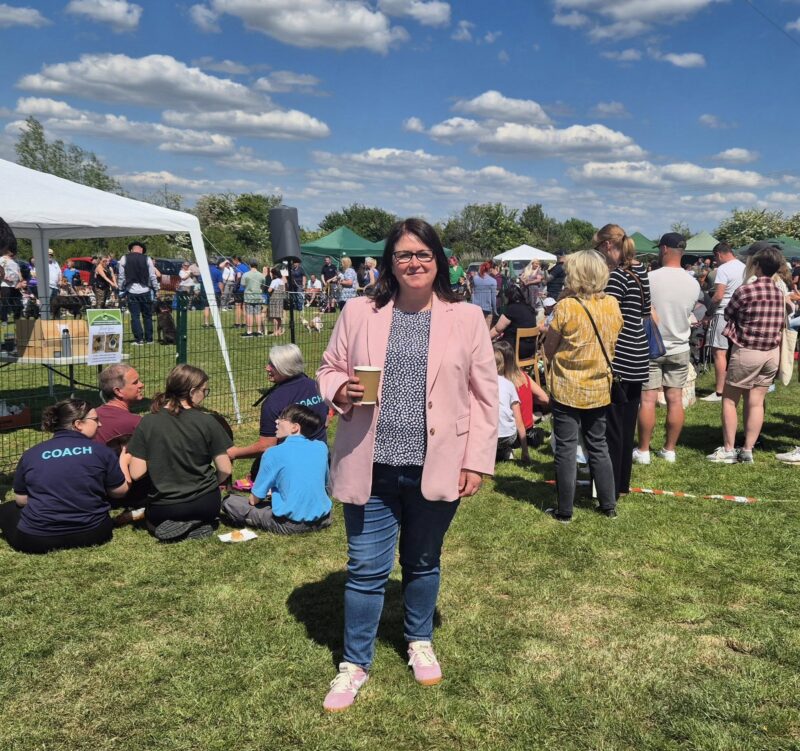 Rachel Hopkins MP at Appledown Dog Show