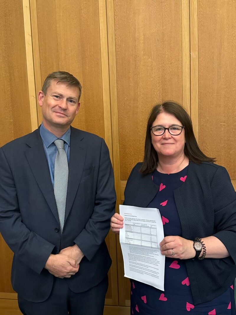 Rachel Hopkins MP and Justin Madders MP 