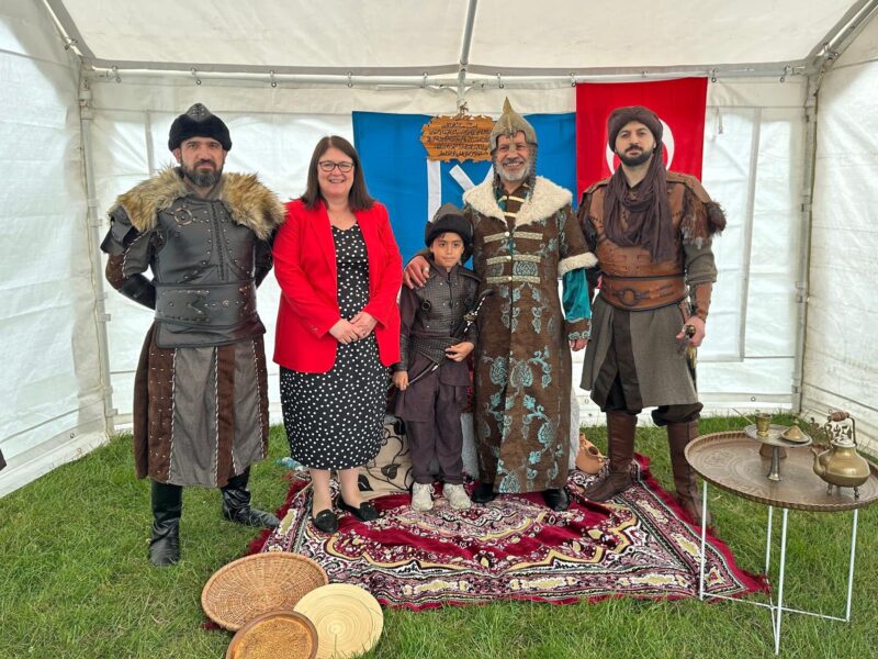 Rachel Hopkins MP joining celebrations at Luton Turkfest