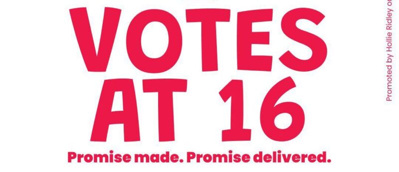 Votes at 16 graphic