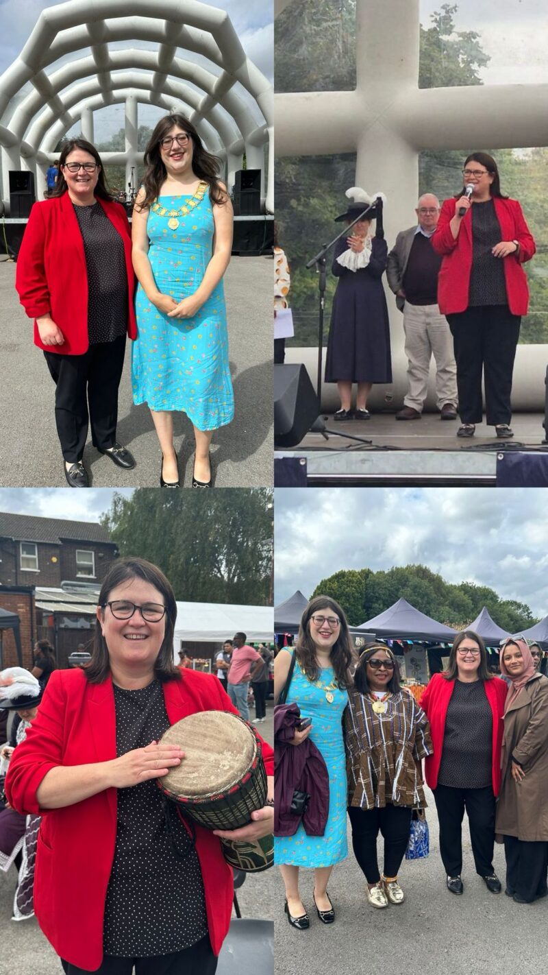 Rachel Hopkins MP attending Luton Baako - Unity as One festival
