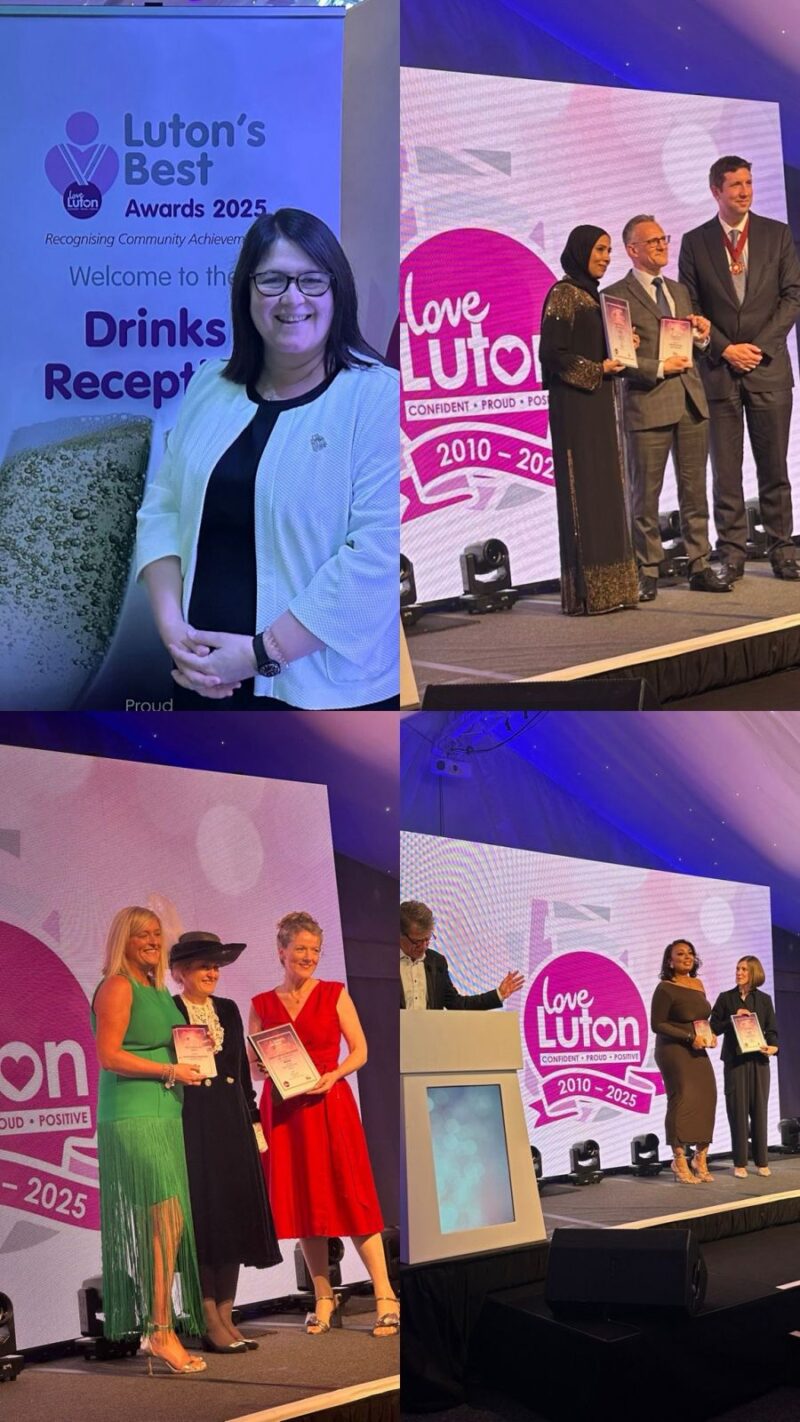 Rachel Hopkins MP attending the Love Luton Luton