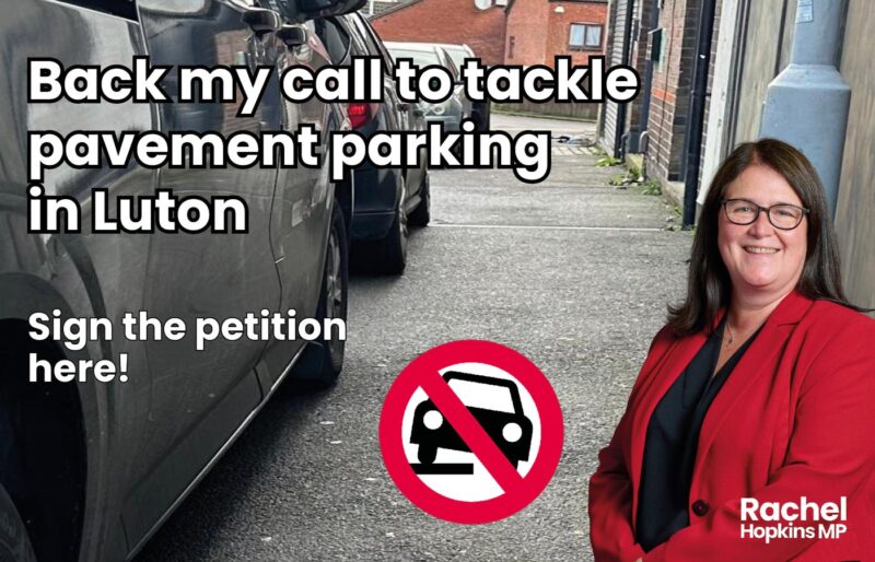 Back Rachel Hopkins MP