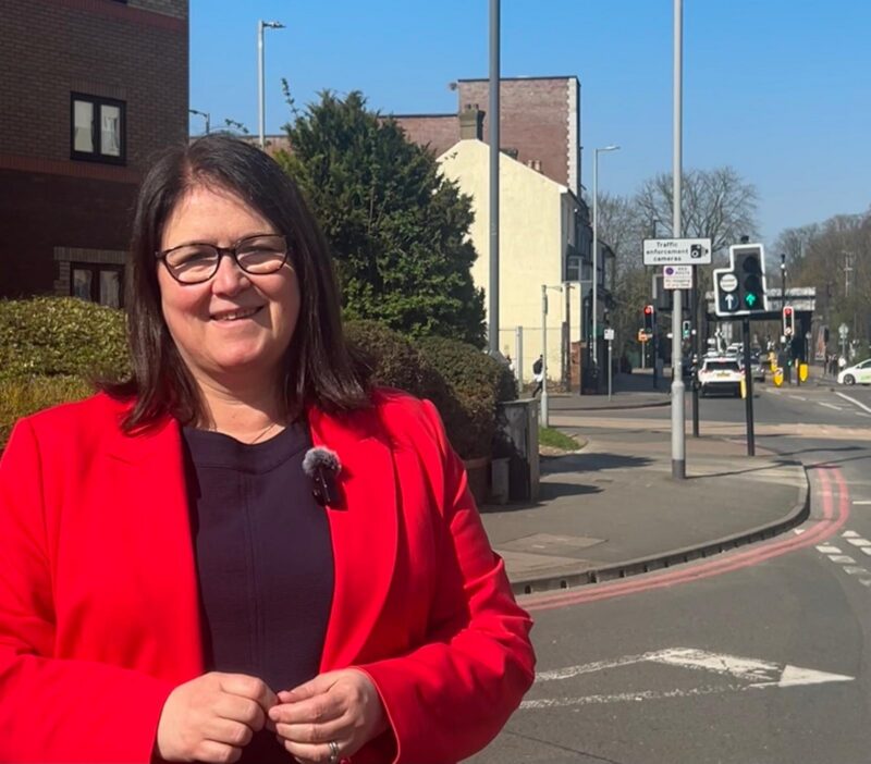 Rachel Hopkins MP in central Luton