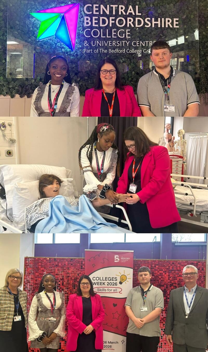 Rachel Hopkins MP visiting Central Bedfordshire College