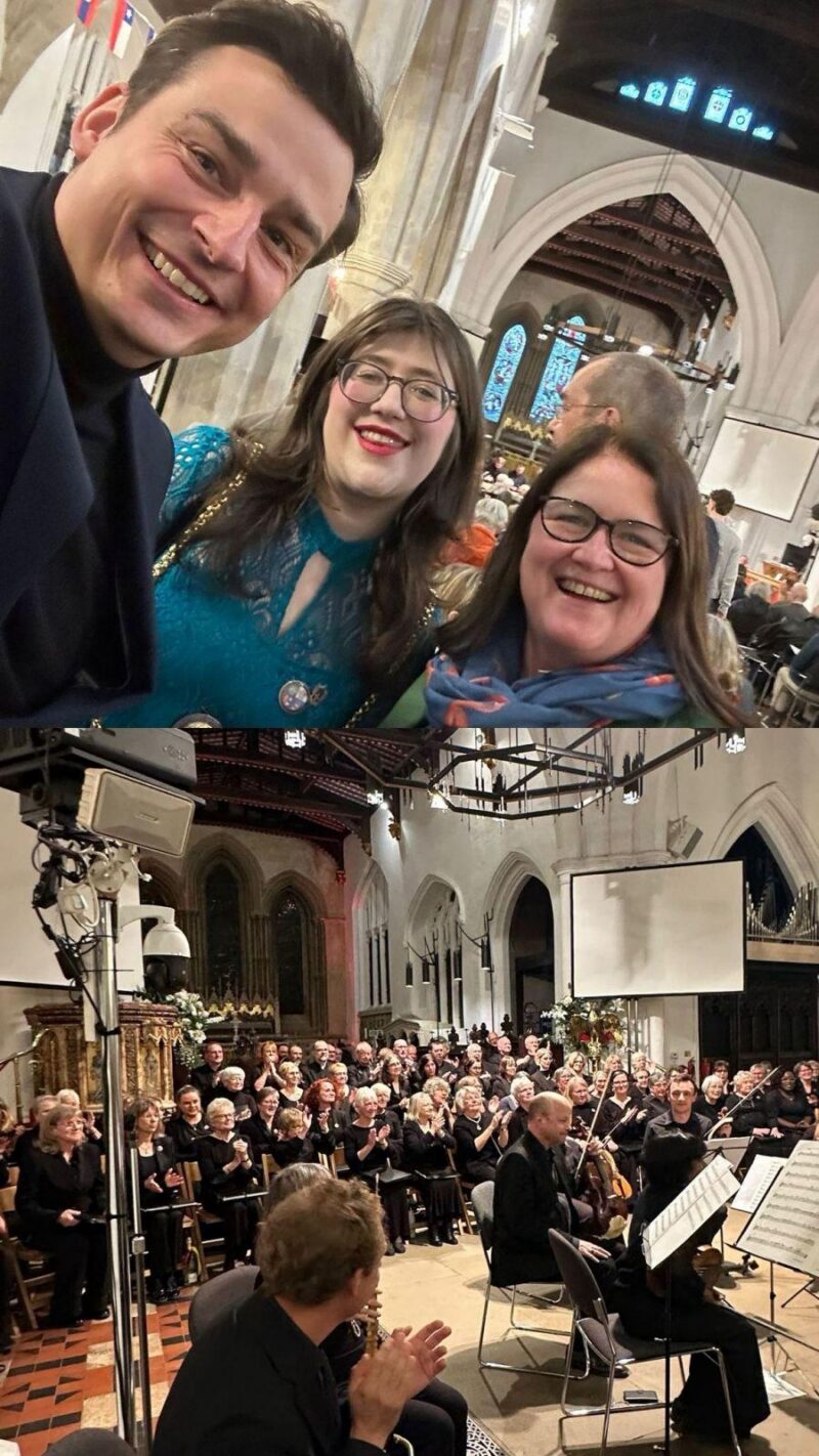 Rachel Hopkins MP at the Luton Choral Society concert