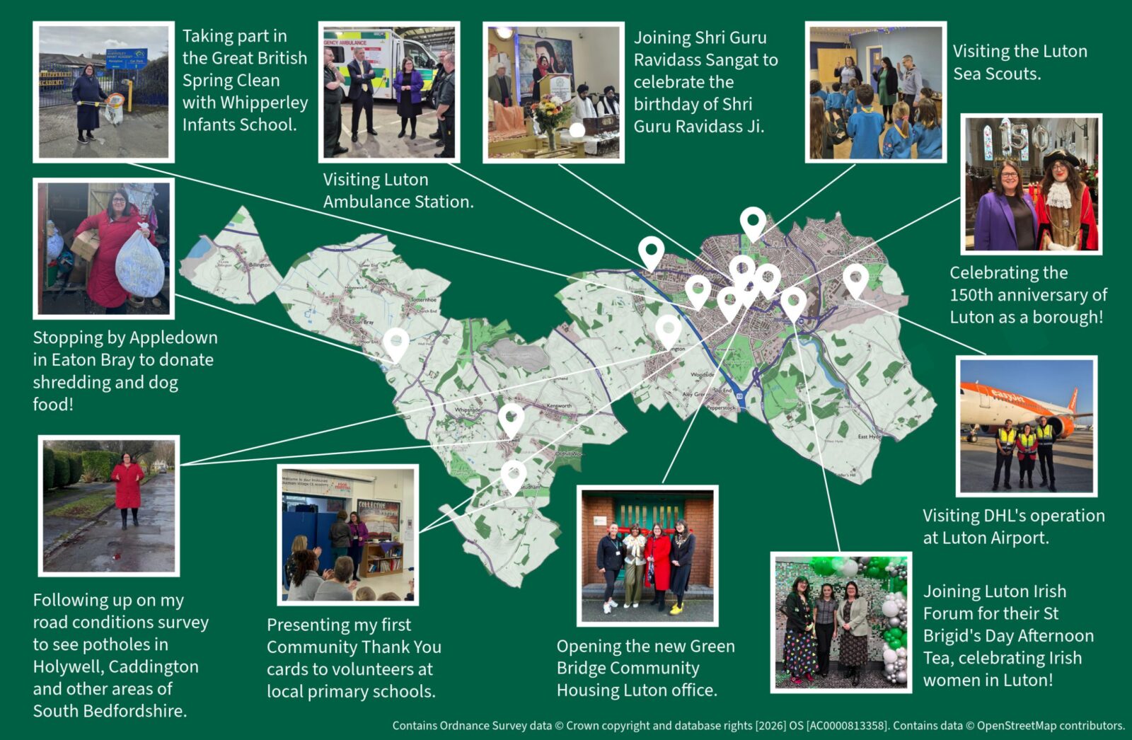 Rachel Hopkins MP activity across Luton South and South Bedfordshire