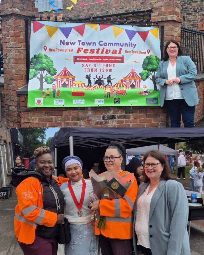 Rachel Hopkins MP at the New Town Community Festival