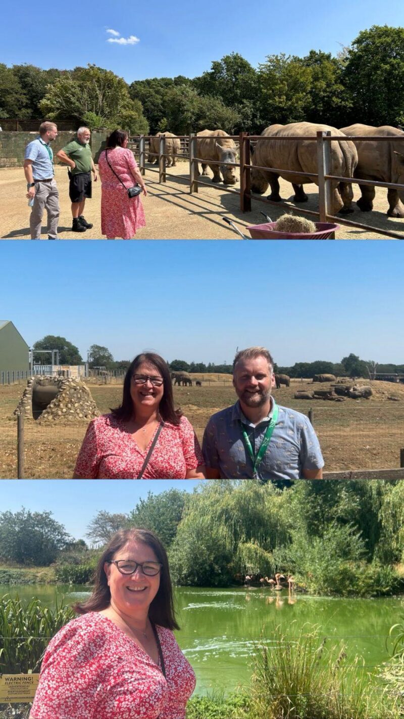 Rachel Hopkins MP visiting Whipsnade Zoo