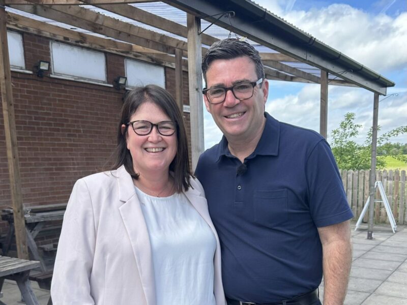 Rachel Hopkins MP and new Prime Minister Andy Burnham