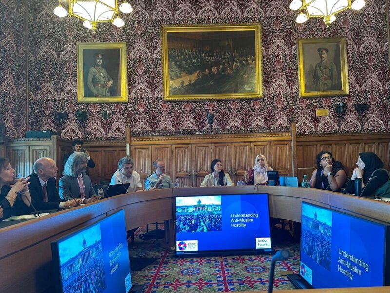 The APPG for British Muslims briefing on Anti-Muslim Hostility
