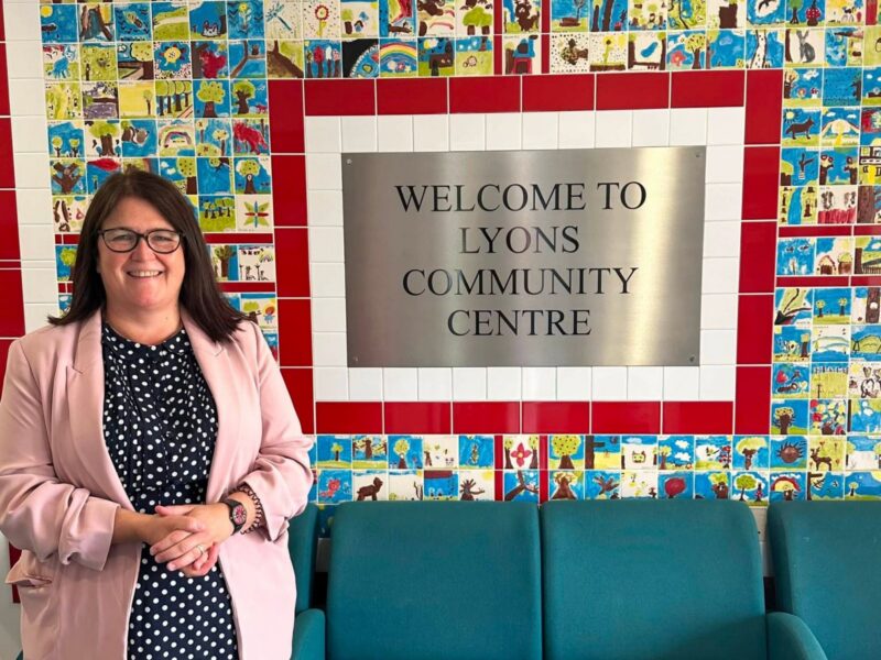 Rachel Hopkins MP at Lyons Community Centre